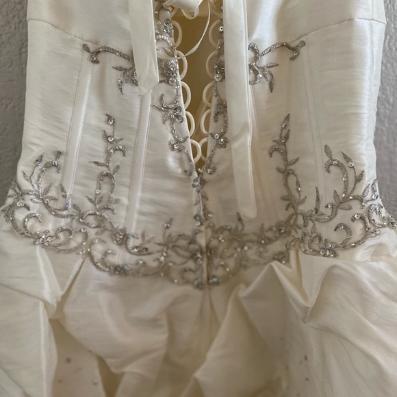 Christian Michele White Ball Gown - Picture 7 of 7